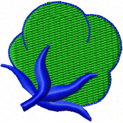 Flowers And Tree Embroidery Design 7